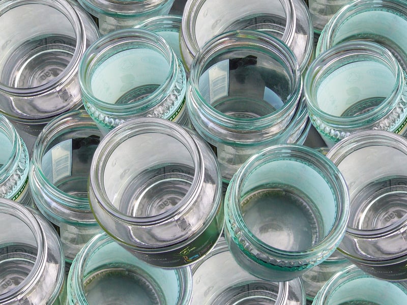 Upcycled Glass Jars